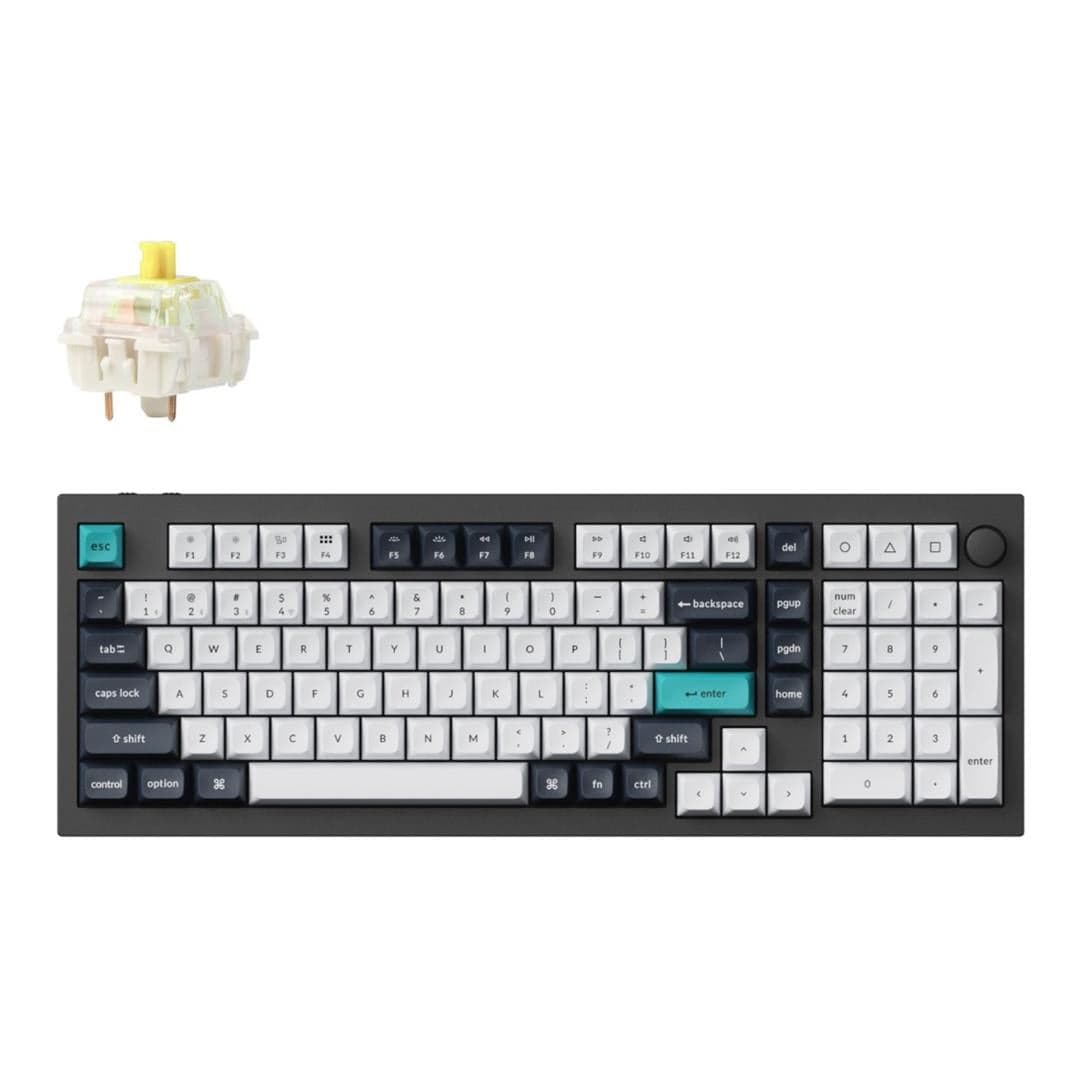 Keychron Q5 Max QMK/VIA Full-size Wireless Mechanical Keyboard Carbon Black Q5M-M4