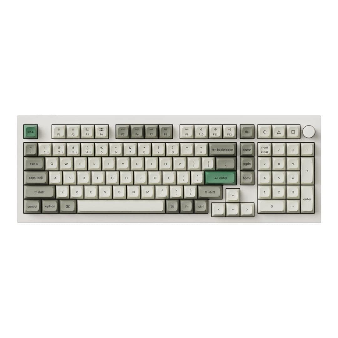 Keychron Q5M-P1 QMK/VIA Wireless Custom Keyboard Shell White