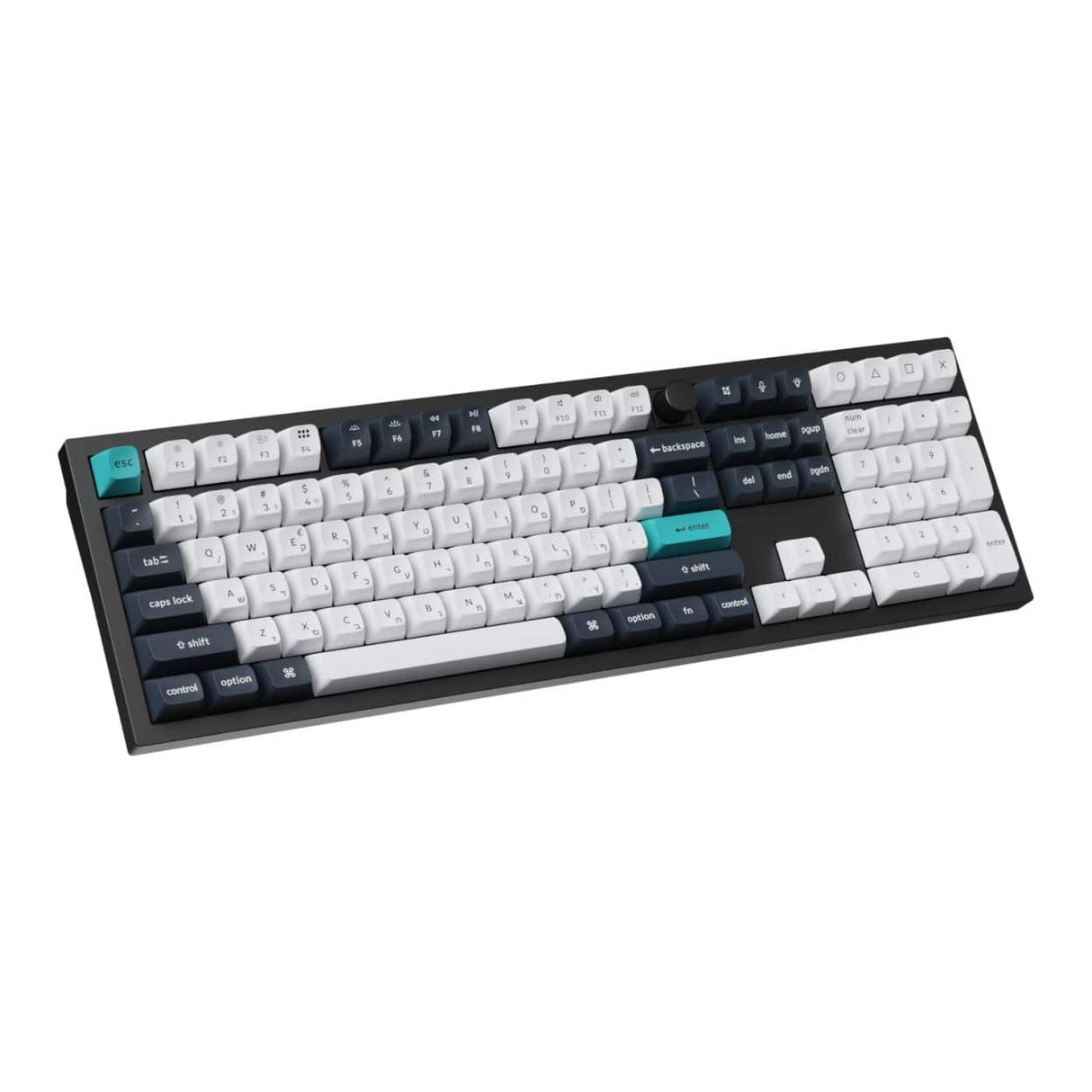 Keychron Q6 MAX Red Switch Hot-Swap Gateron Jupiter RGB Wireless Keyboard Black Q6M-M1