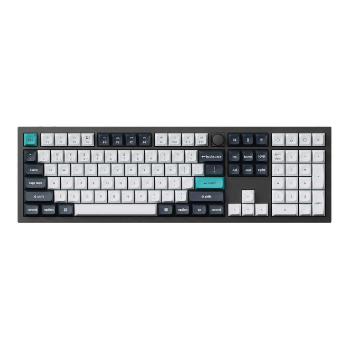 Keychron Q6 MAX Red Switch Hot-Swap Gateron Jupiter RGB Wireless Keyboard Black Q6M-M1