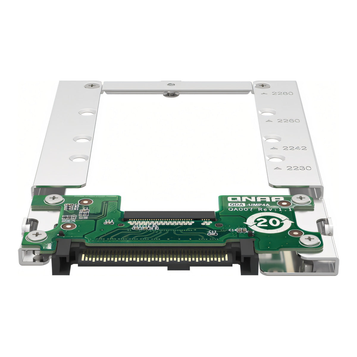 QNAP QDA-UMP4A M.2 PCIe NVMe SSD to 2.5-inch U.2 SSD Adapter