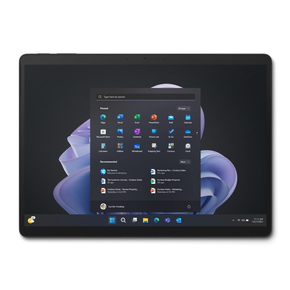 Microsoft Surface Pro 9 13-inch PixelSense Tablet - Intel Core i7-1265U 512GB SSD 16GB RAM Win 11 Pro Graphite QIY-00024