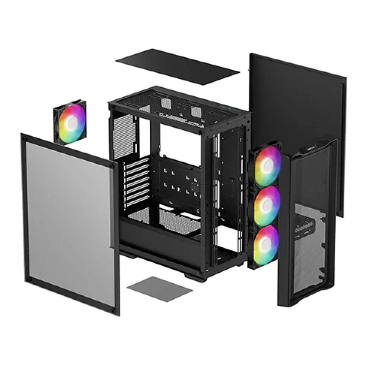 DeepCool CC560 Mesh V2 ATX Mid Tower Black PC Case R-CC560-BKAMA4-G-2