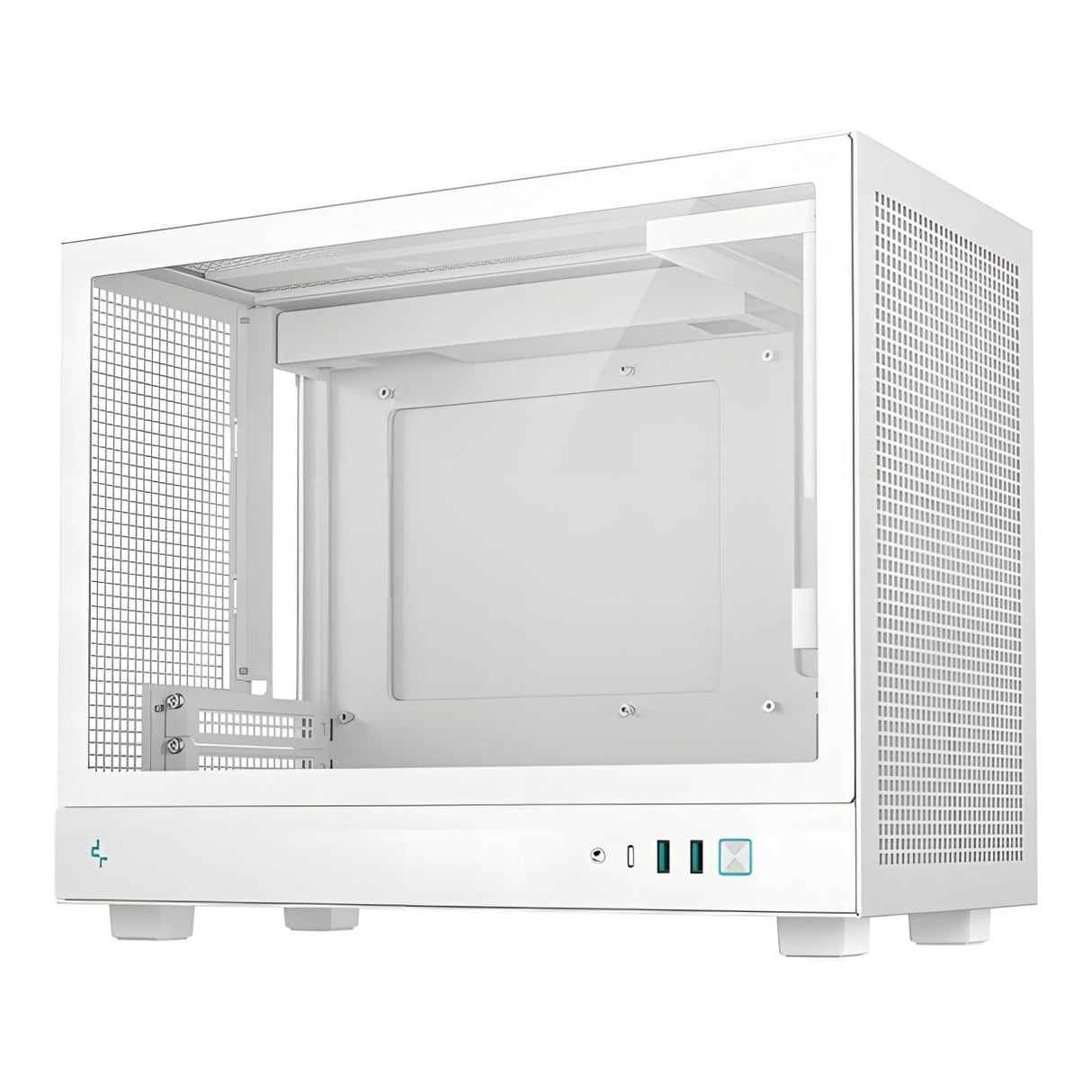 DeepCool CH160 PLUS Pixel Bits Micro-ATX Mini-Tower Desktop - White R-CH160-WHNGM0-G