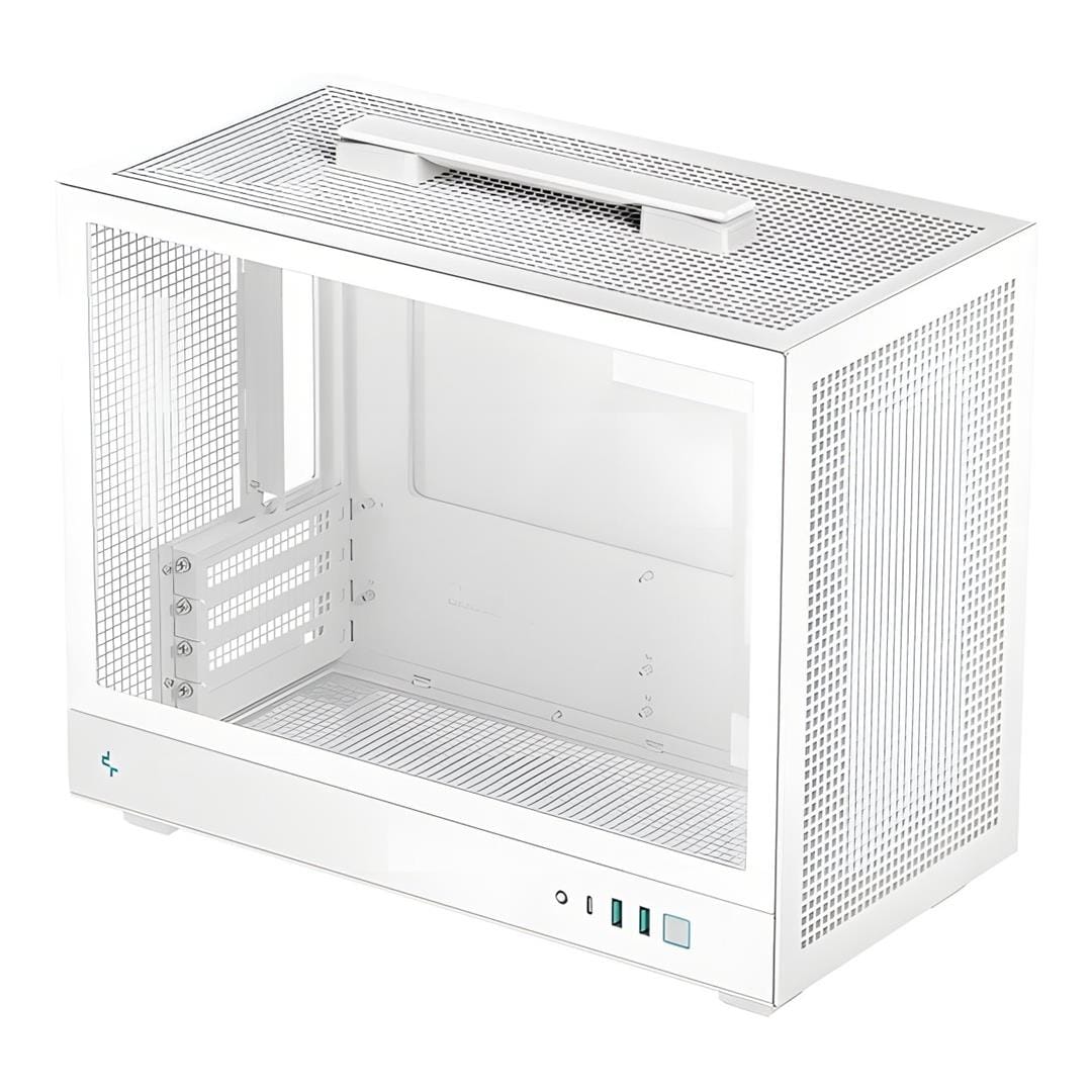 DeepCool CH160 PLUS Pixel Bits Micro-ATX Mini-Tower Desktop - White R-CH160-WHNGM0-G