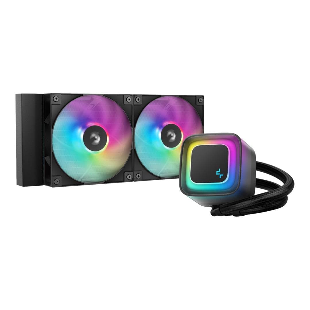 DeepCool LE240 V2 240mm CPU AiO CPU Liquid Cooler Black R-LE240-BKAMMC-G-2