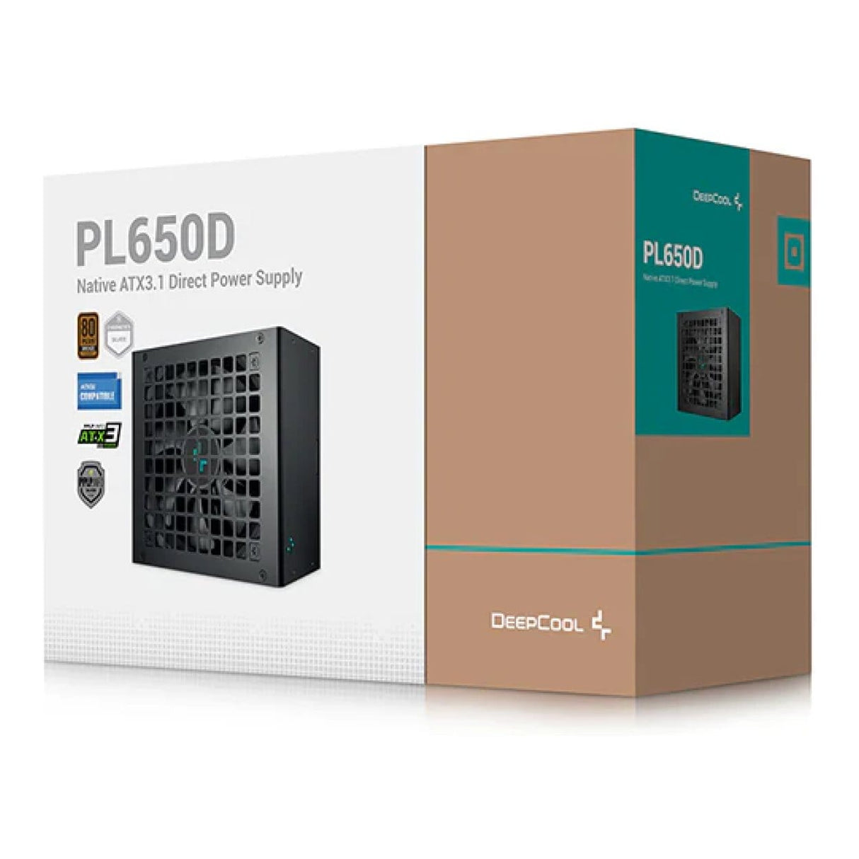 DeepCool PL650D 650W 80 PLUS Bronze Semi-Modular ATX Power Supply R-PL650D-FC0B-EU-V2