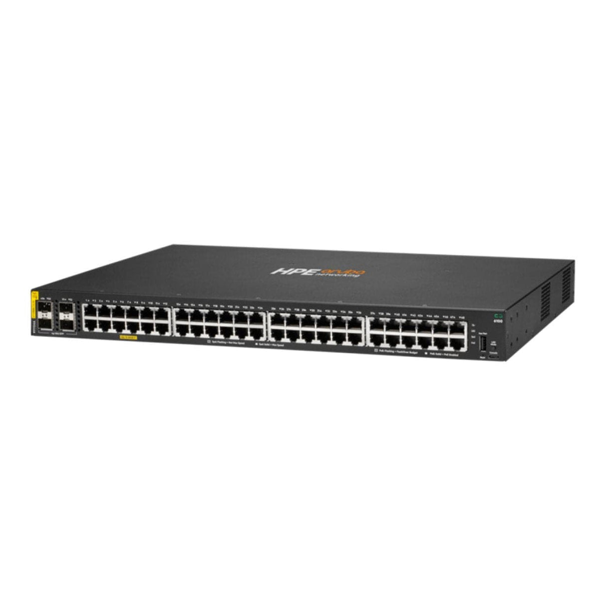 HPE Aruba Networking CX 6100 48G Class4 PoE 4SFP+ 740W Switch R9Y04A