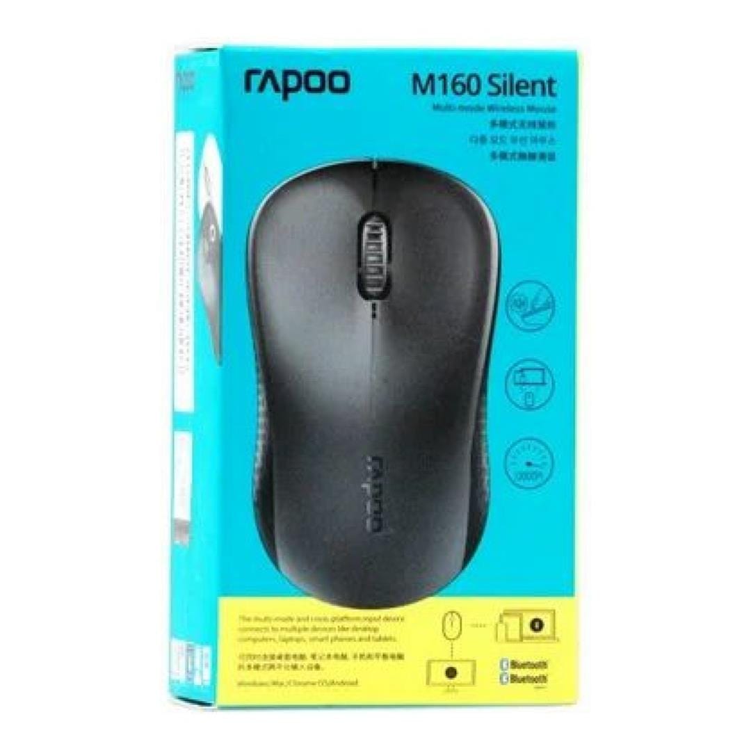 Rapoo M160 Silent Multi-Mode Wireless Mouse Black