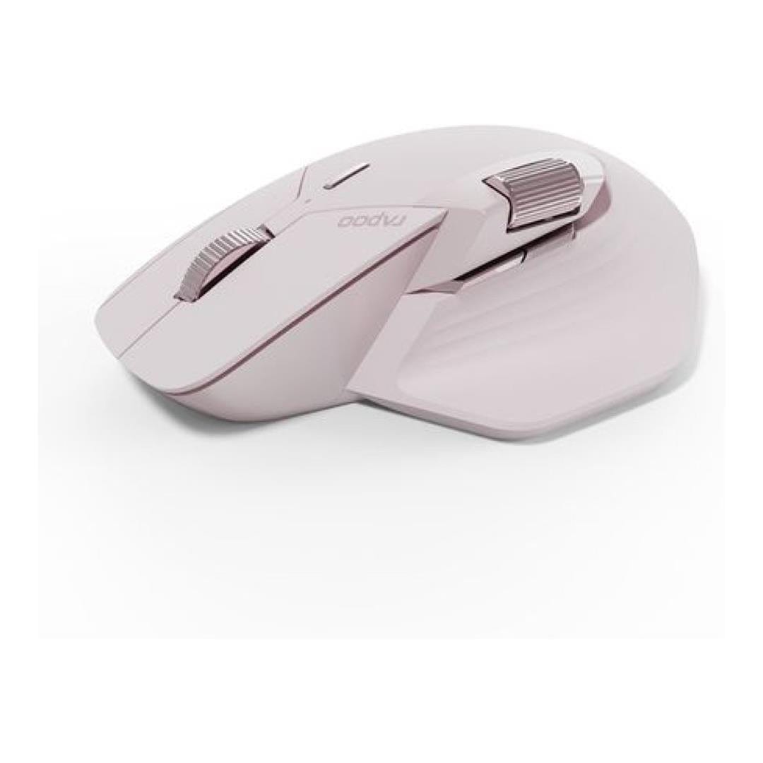 Rapoo M760L Large Multi-Mode Wireless Ergonomic Mouse Pink