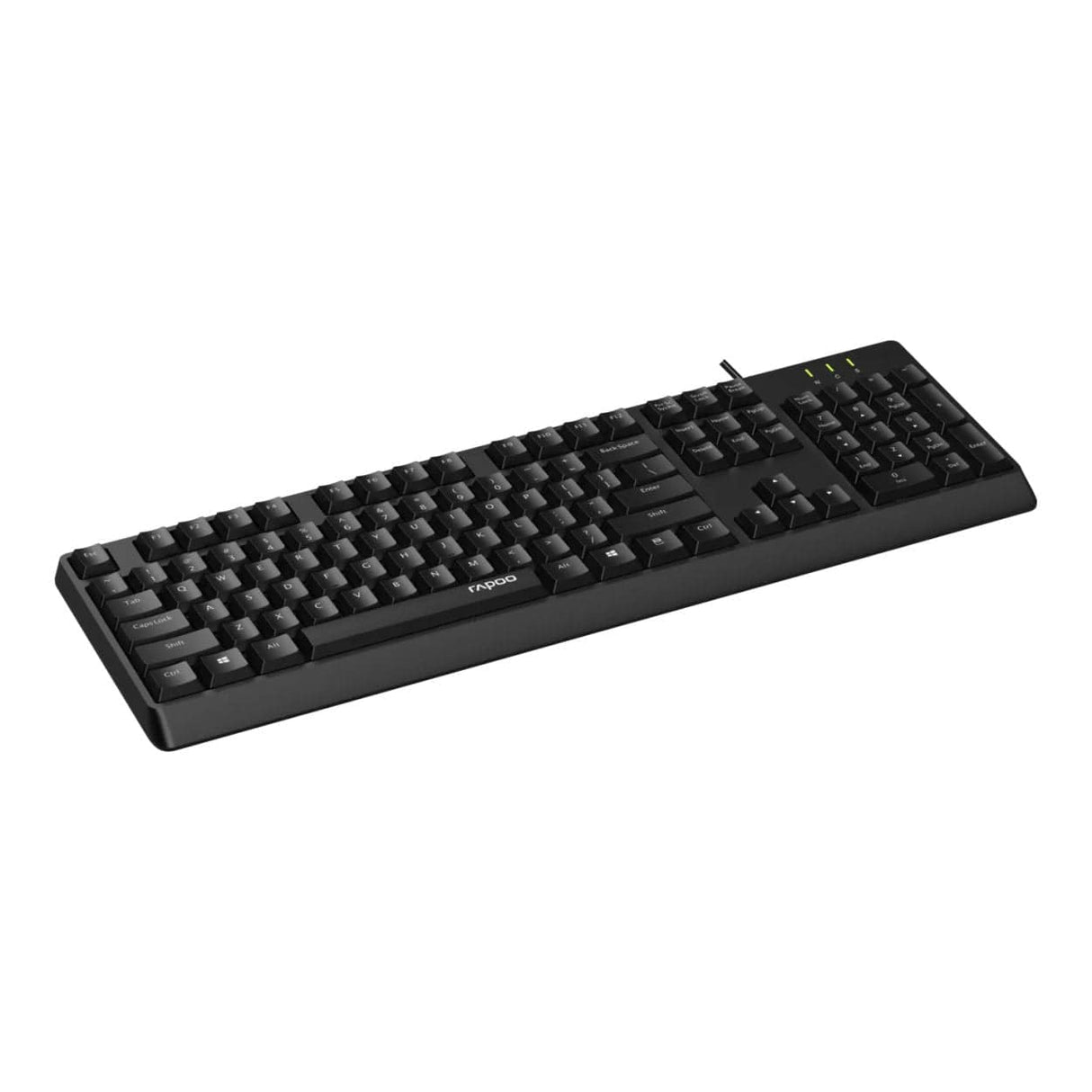 Rapoo NK1900 Wired USB Keyboard Black
