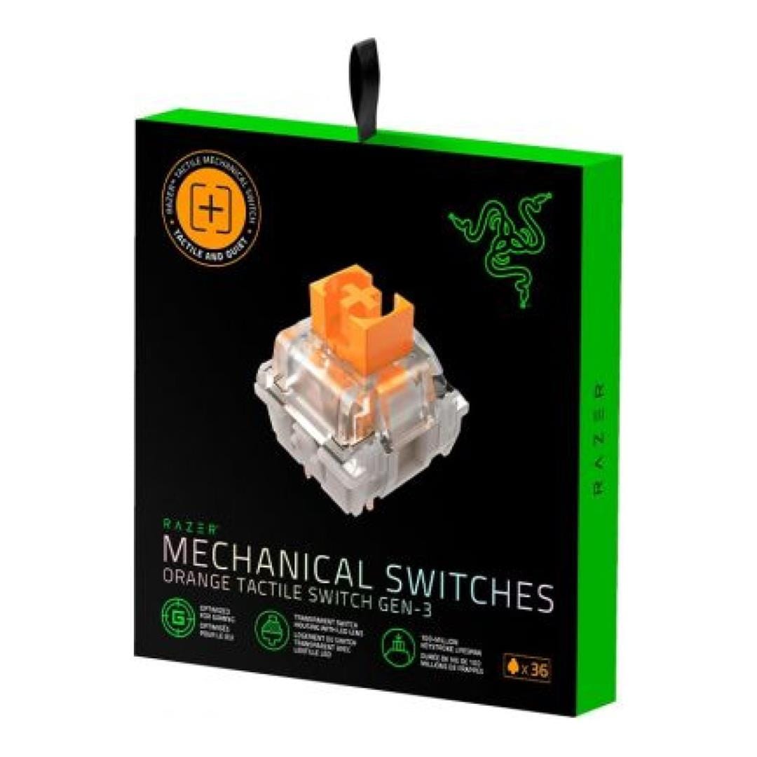 Razer Mechanical Switch Replacement for Gaming Keyboard 36-pack Orange RC21-02040300-R3M1