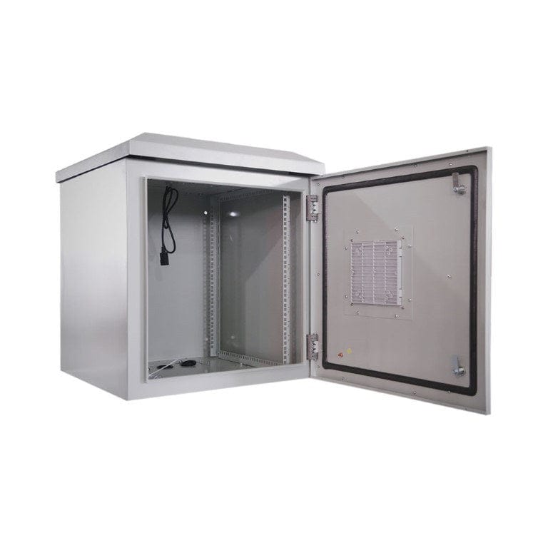LinkQnet 12U 611x675mm IP45 Outdoor Wall Mount Cabinet Grey RCK-DA45-6612-IP45