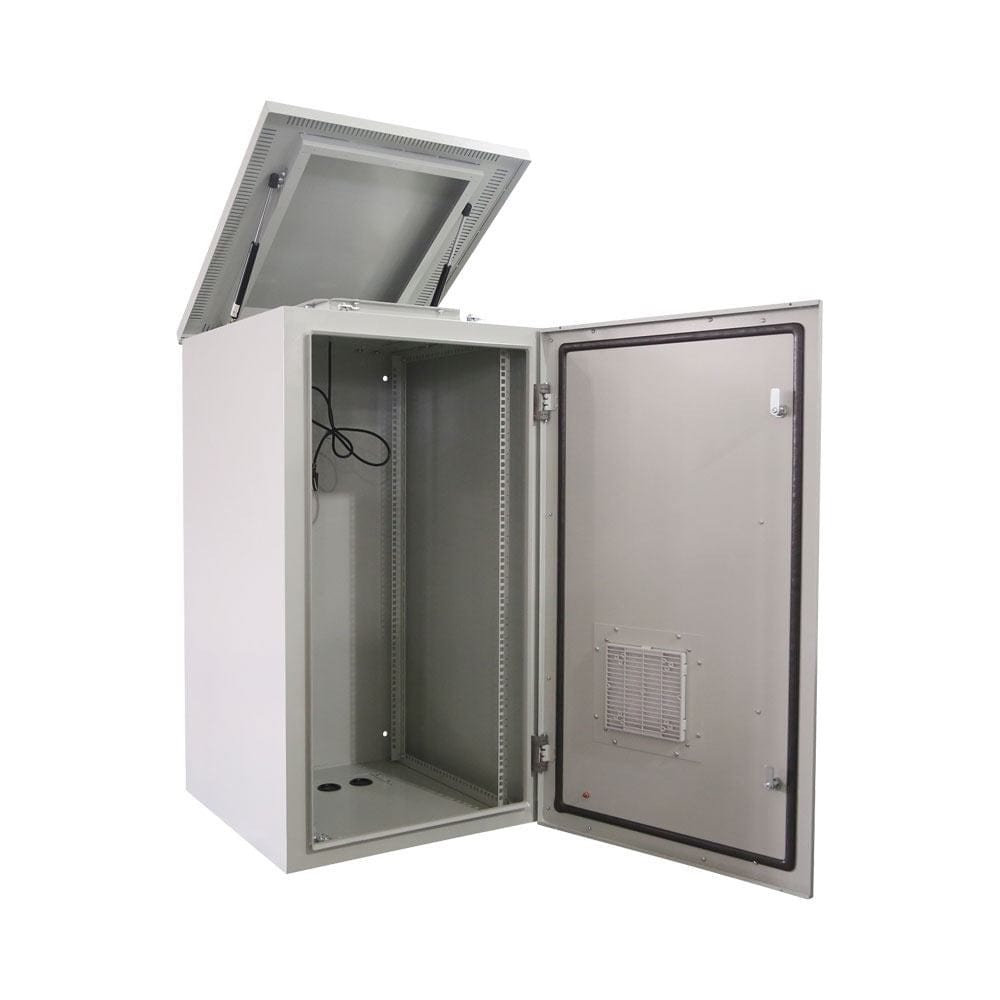 LinkQnet 22U IP45 Outdoor Vented Wall Mount Cabinet RCK-DA45-6622-IP45