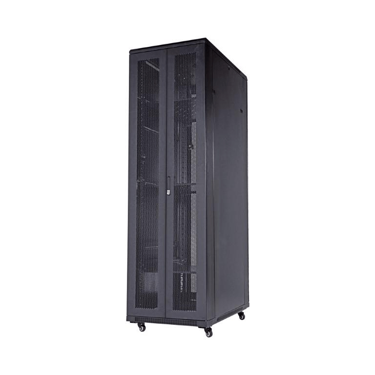 LinkQnet 42U 600x1200m 4 Fans 3 Shelves Double Door Cabinet RCK-SH05J-42U1.2M-DD