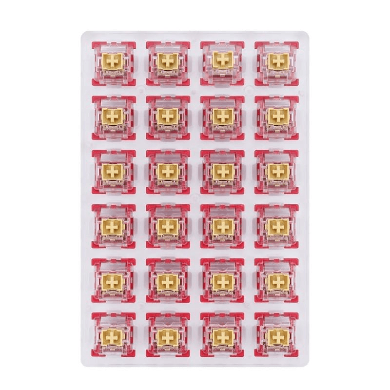 Redragon A113F Bullet Linear Tactile Mechanical Keyboard Clear Switches - 24-piece RD-A113F