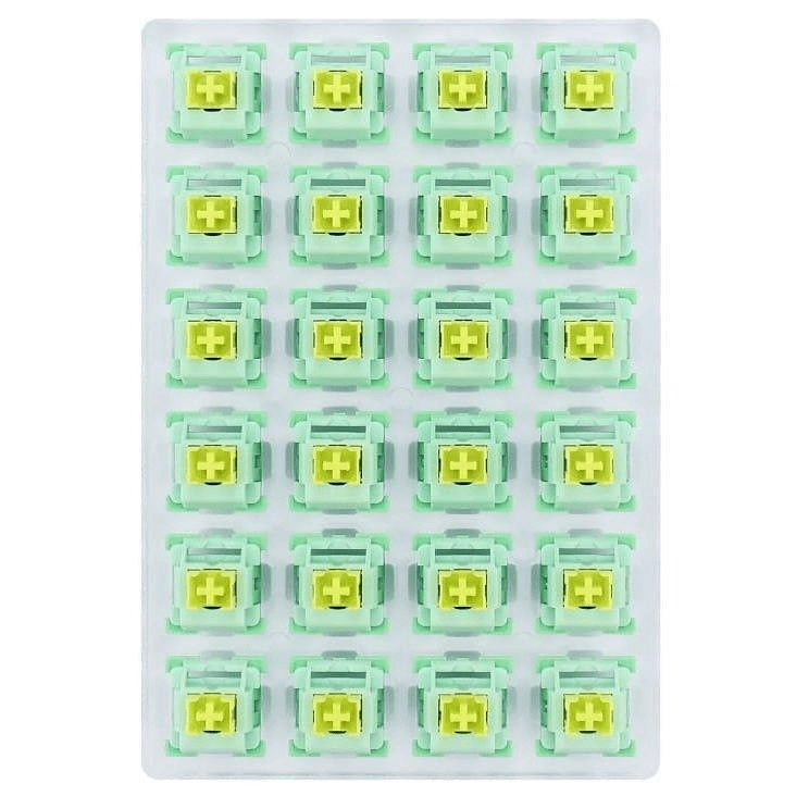 Redragon A113QT Bullet Soft Clicky Tactile Mechanical Keyboard Green Switches - 24-piece RD-A113QT