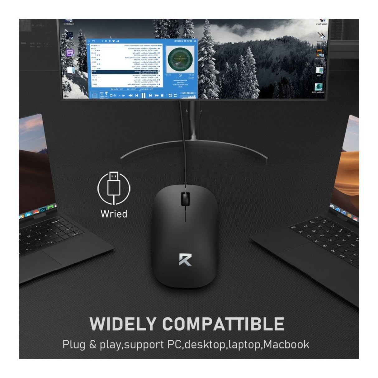 Redragon 1200 DPI Wired Optical Mouse Black RD-BM-2892