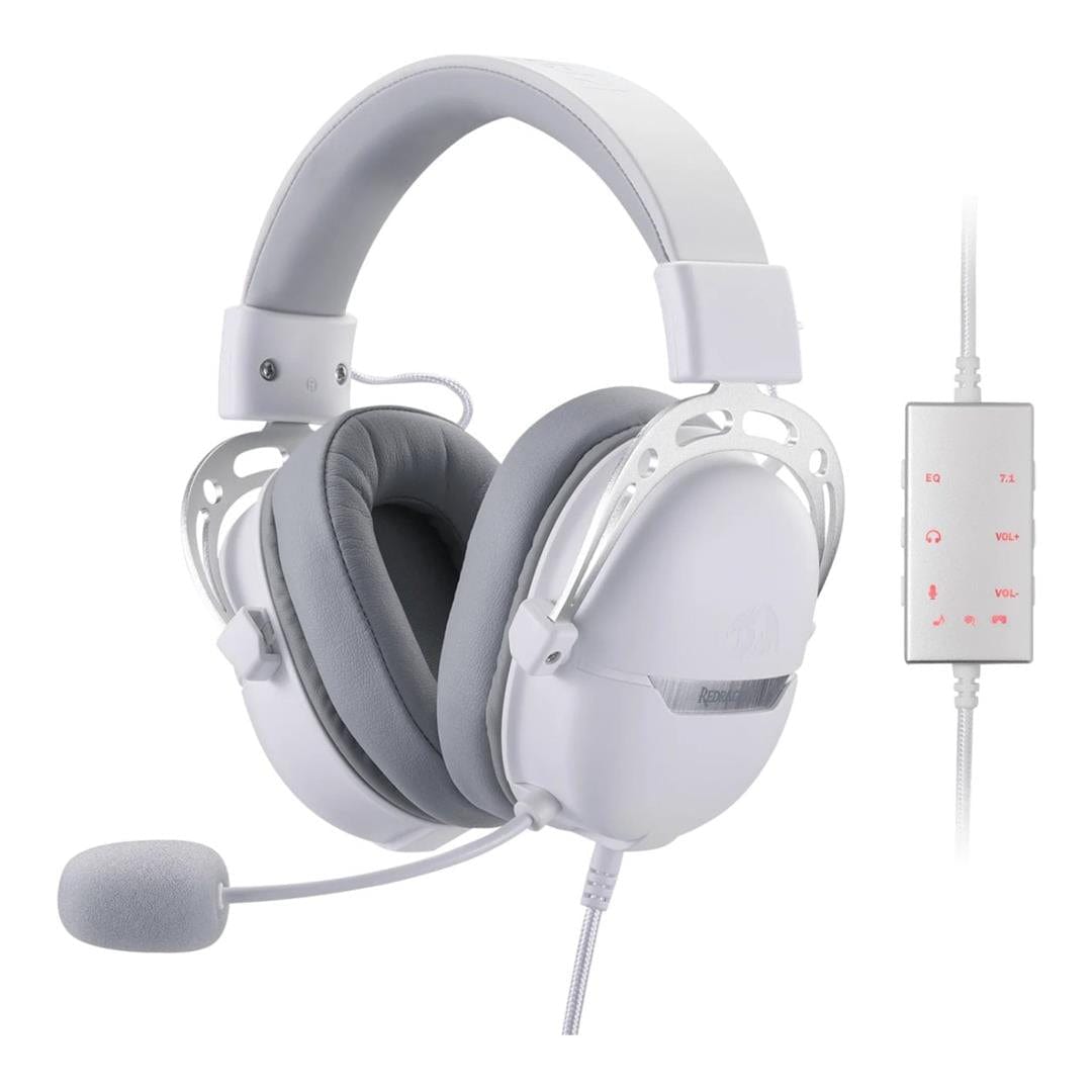 Redragon Over-Ear Aurora Gaming Headset - White RD-H376WG