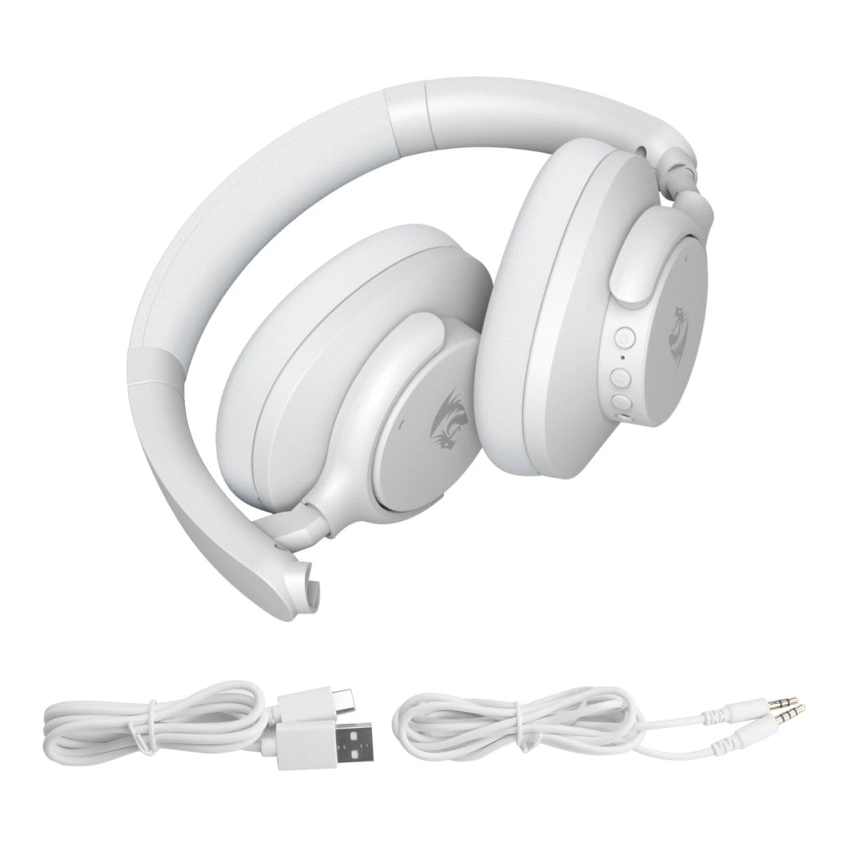 Redragon H610 VibeCore ANC Bluetooth Wireless Headphones - White RD-H610G