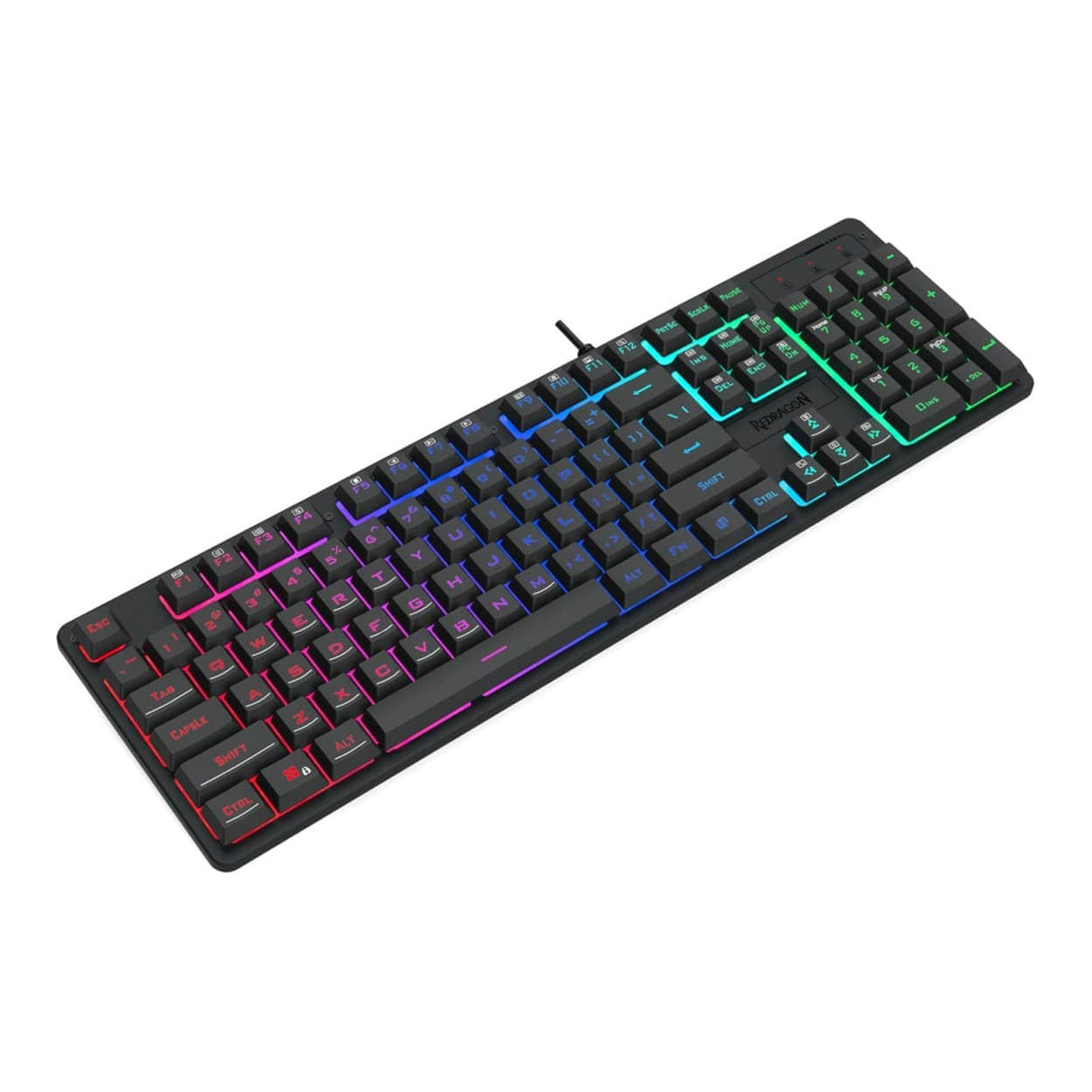 Redragon K521 Upgrade Rainbow LED Gaming Keyboard RD-K521-RGB
