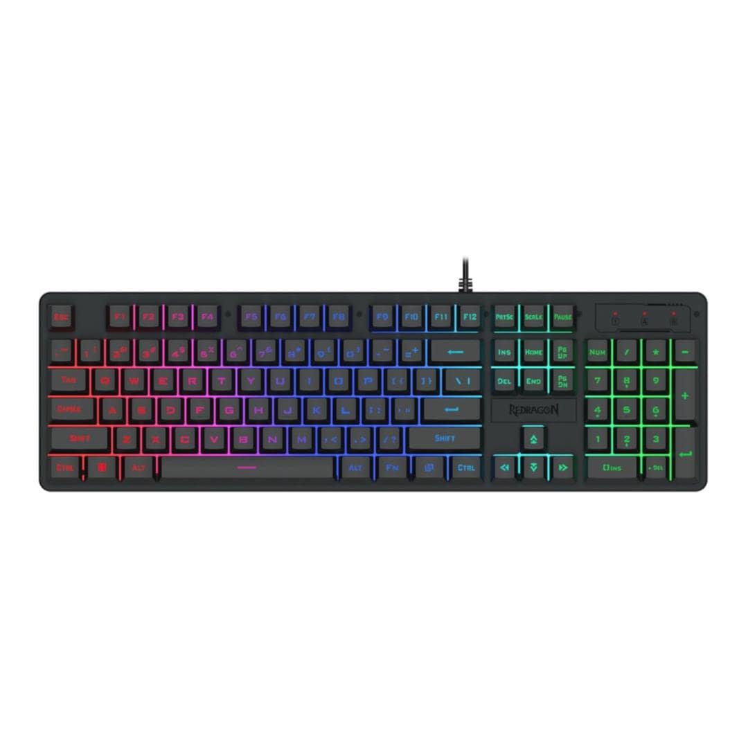 Redragon K521 Upgrade Rainbow LED Gaming Keyboard RD-K521-RGB