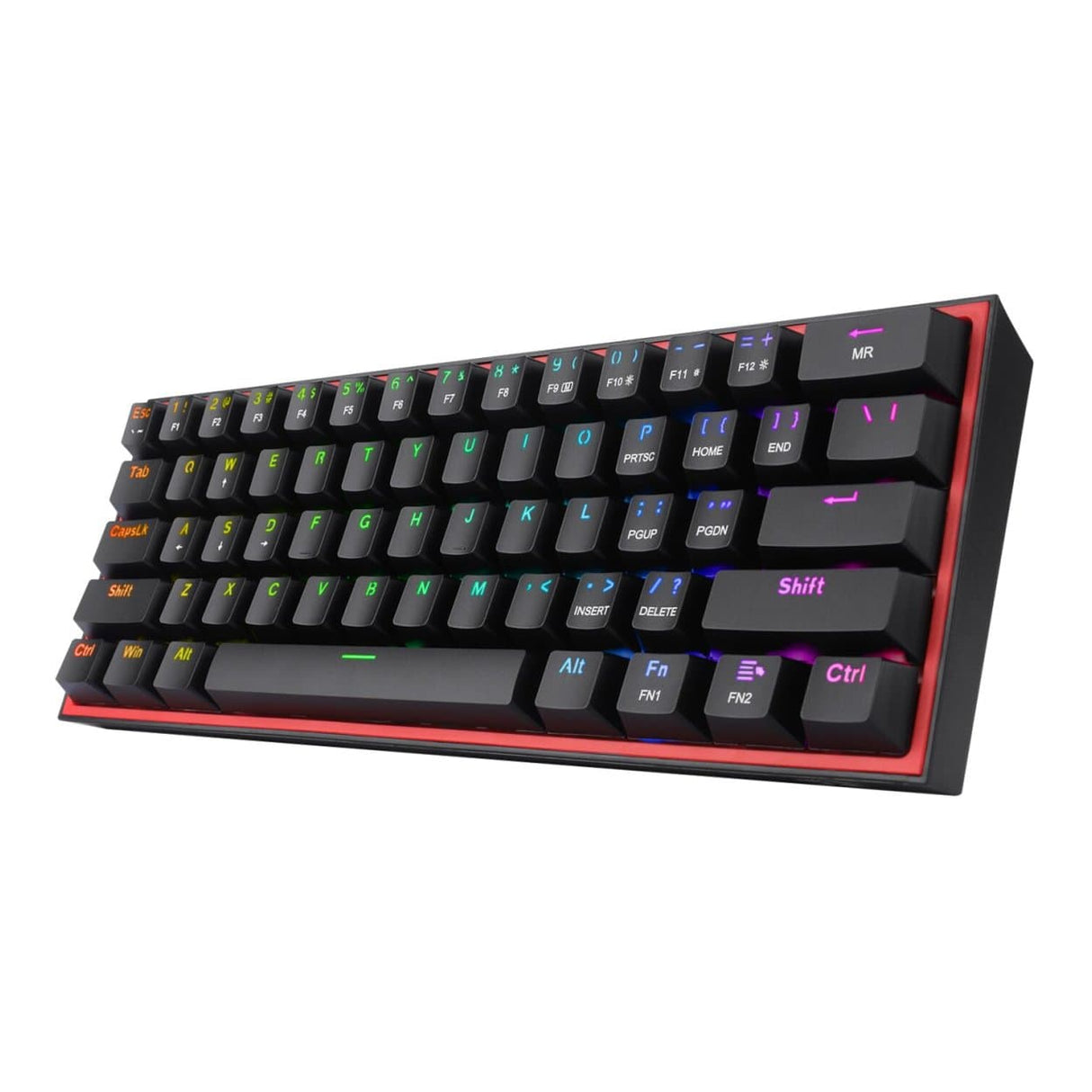 Redragon K617 FIZZ 60 Wired RGB Gaming Keyboard - Black RD-K617-RGB
