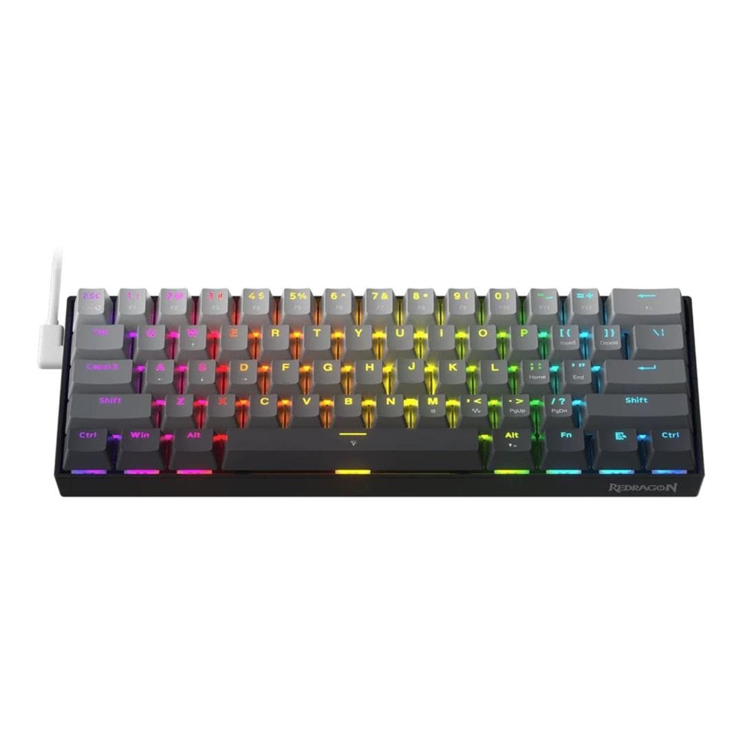 Redragon K617 Fizz Rapid Trigger Magnet Hall Switch Wired RGB Gaming Keyboard RD-K617GGB-RGB-M