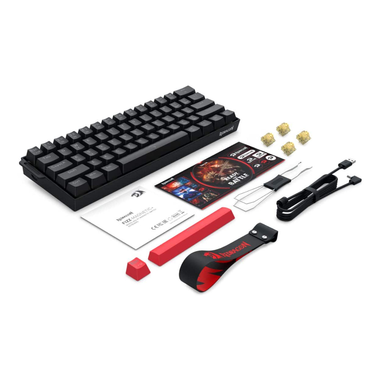 Redragon FIZZ Magnetic Plus 60 RGB Gaming Keyboard RD-K617RGB-MP