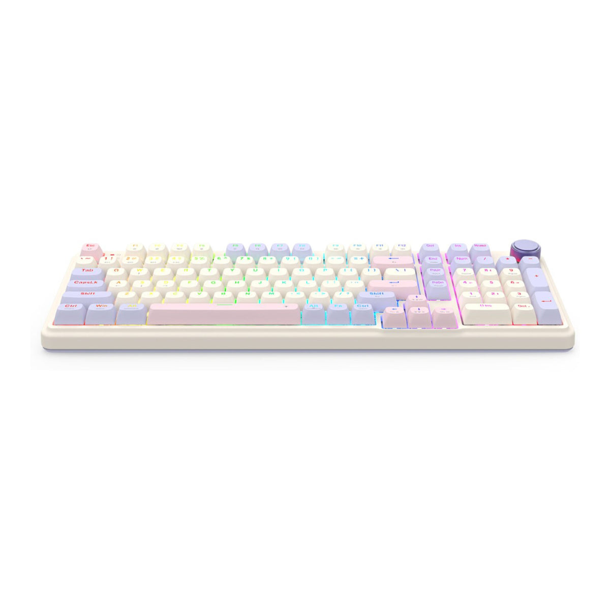 Redragon K768 EISA 100 RGB Wireless Gaming Keyboard - Lilac RD-K768VI-WL