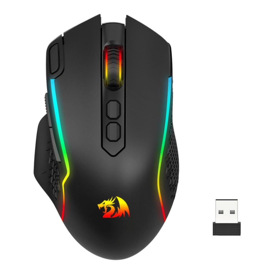 Redragon TAIPAN MAX 12000DPI Wireless Gaming Mouse - Black RD-M810RGB-MAX