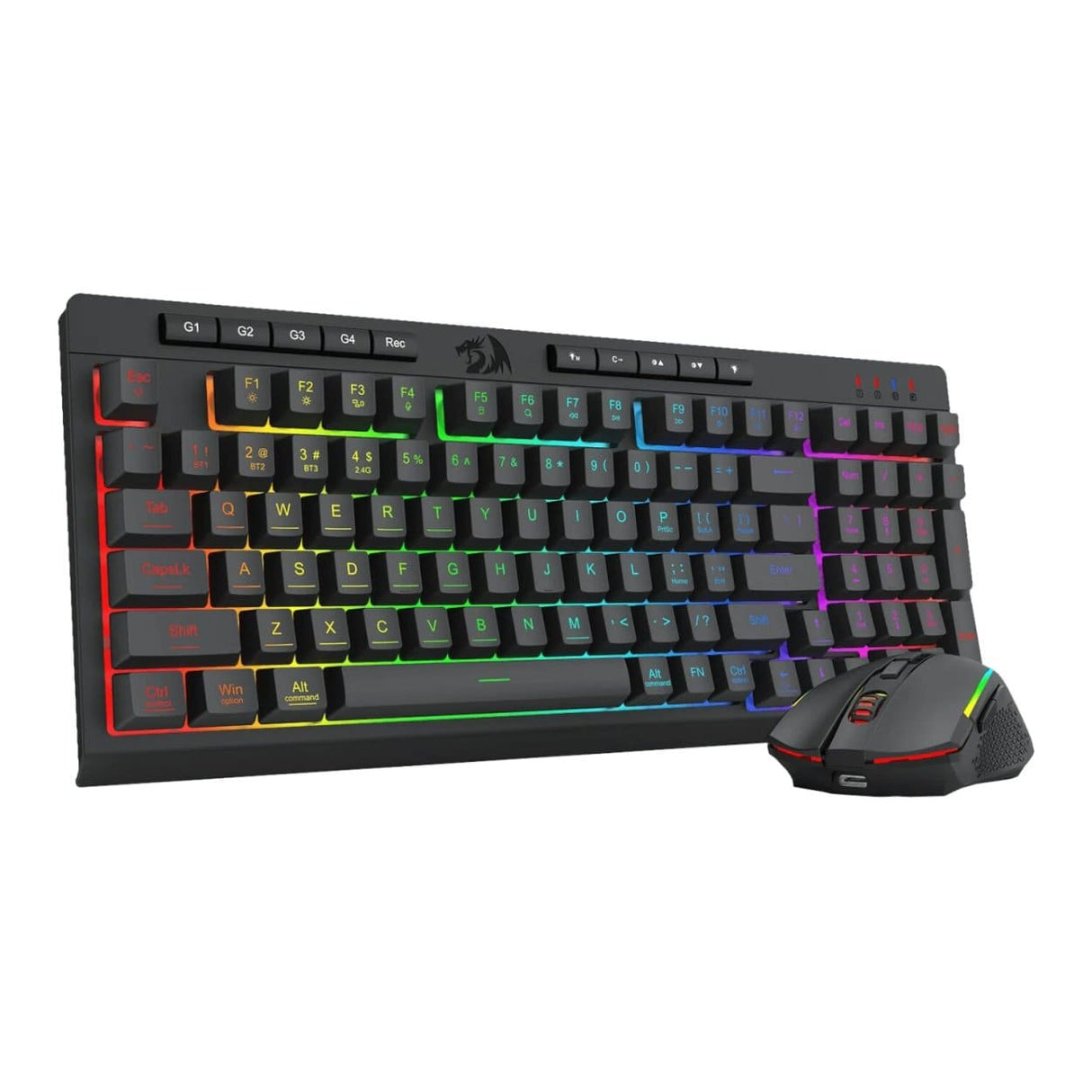 Redragon RYLO PRO S142 Tri-Mode RGB Gaming Keyboard and Mouse Combo RD-S142