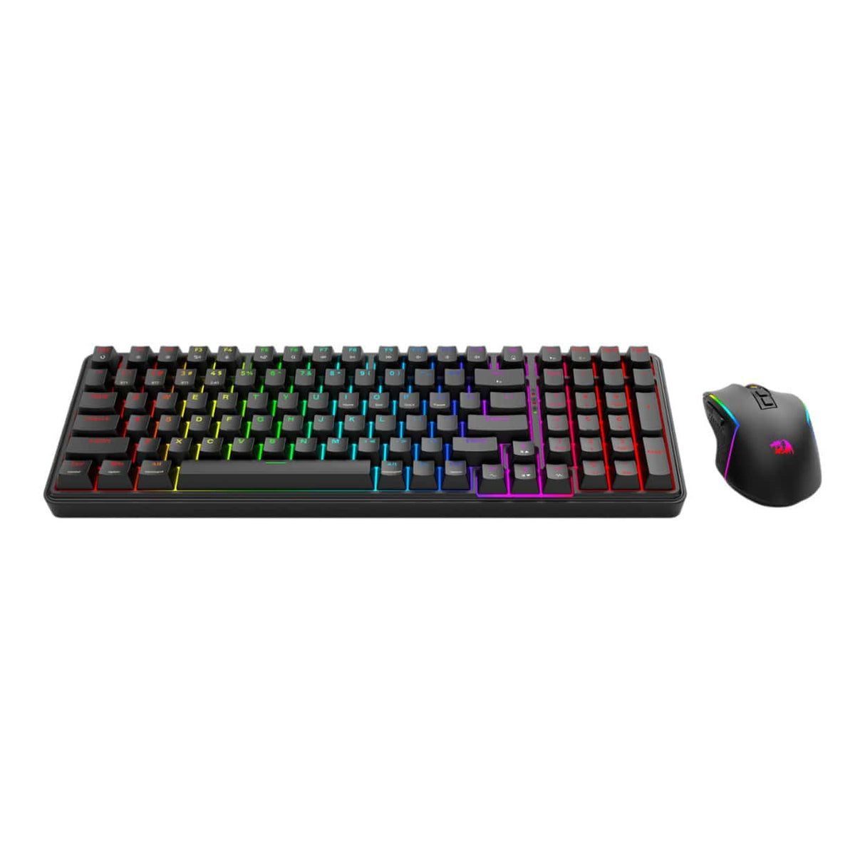 Redragon S162 RGB 3-Mode Wireless Mechanical Gaming Keyboard and Mouse Combo RD-S162
