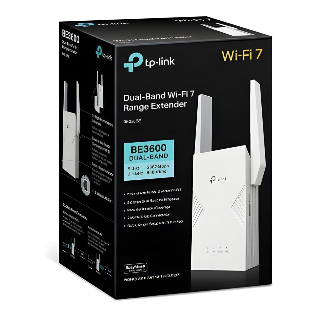 TP-Link RE235BE BE3600 Dual-Band Wi-Fi 7 Range Extender