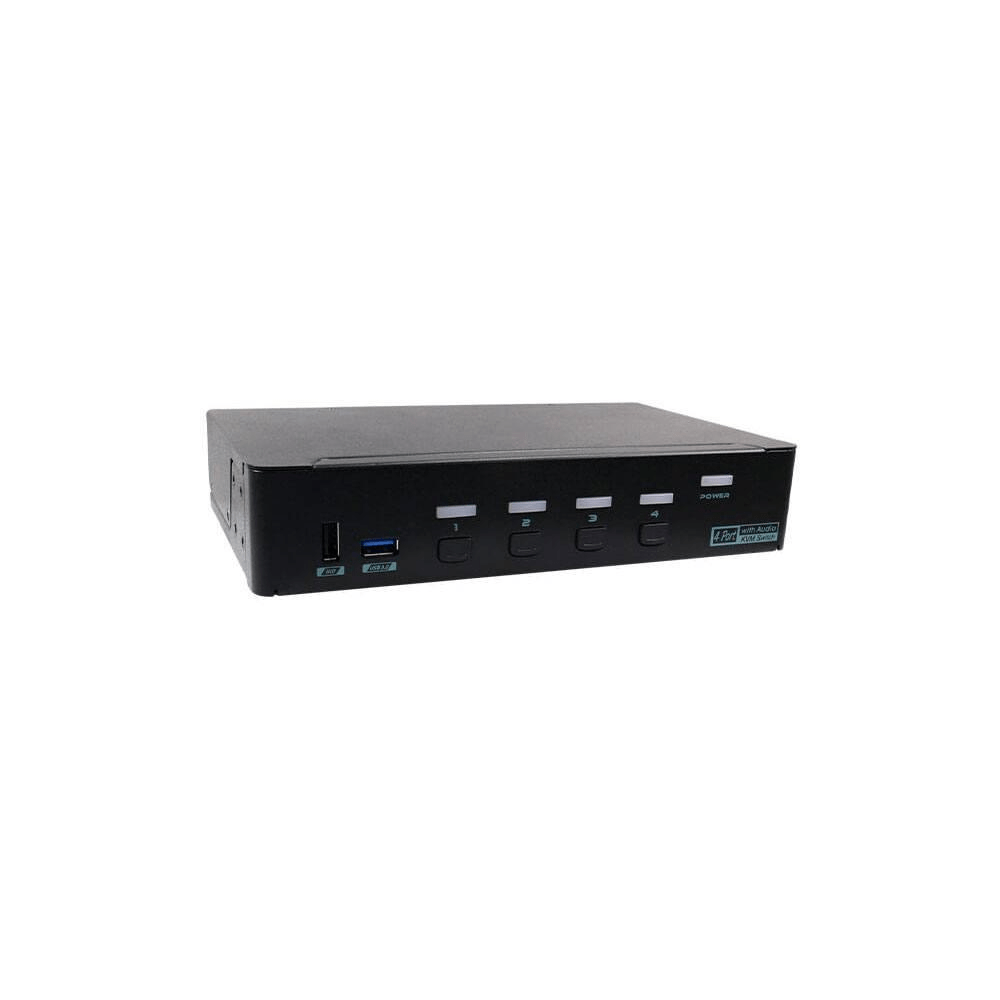 Rextron 4-port 4K UHD USB 3.0 KVM Splitter REX-MKAG-E3114G