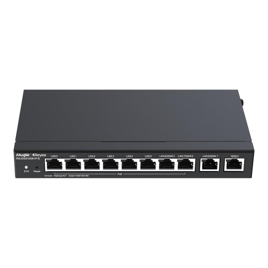 Ruijie Reyee 10-port High-Performance Cloud Managed PoE Office Router RG-EG310GH-P-E