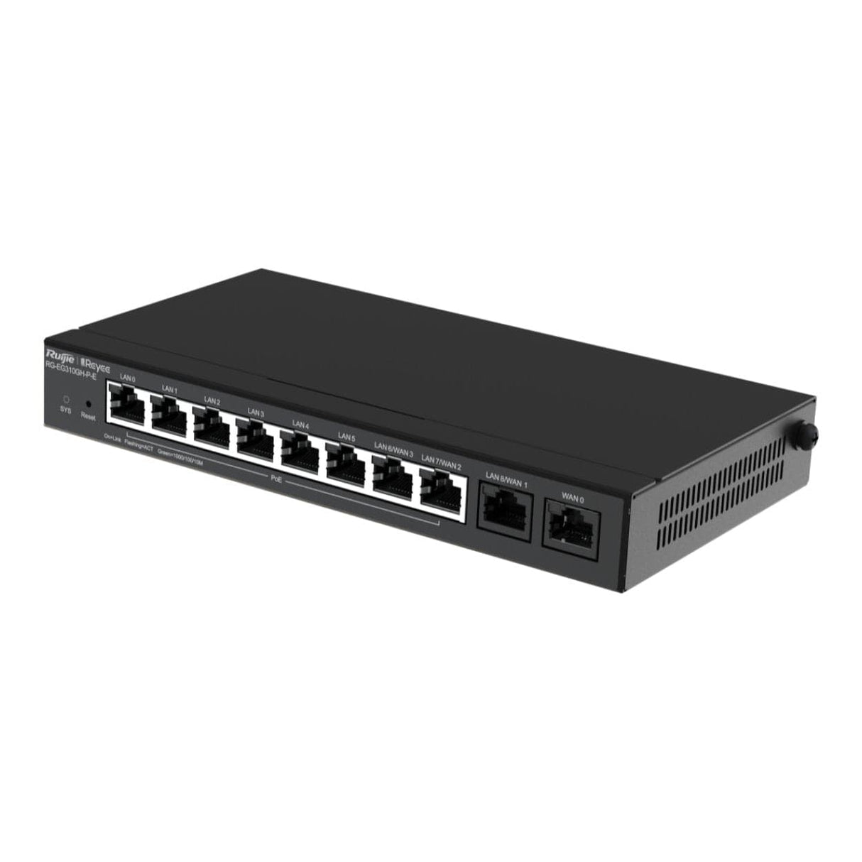 Ruijie Reyee 10-port High-Performance Cloud Managed PoE Office Router RG-EG310GH-P-E