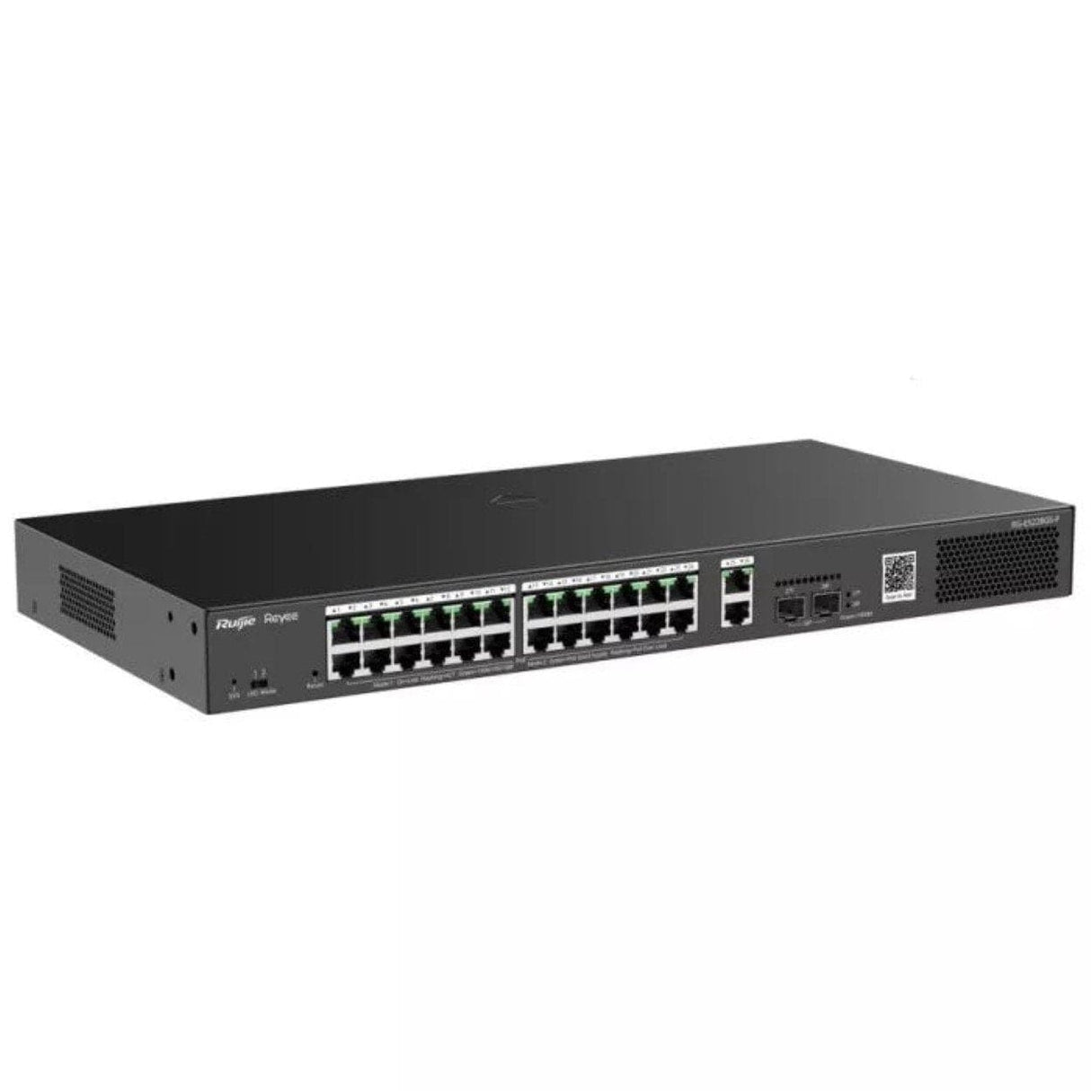 Reyee 26-port Gigabit with 24 PoE 370W 2SFP Smart Managed Switch RG-ES228GS-P