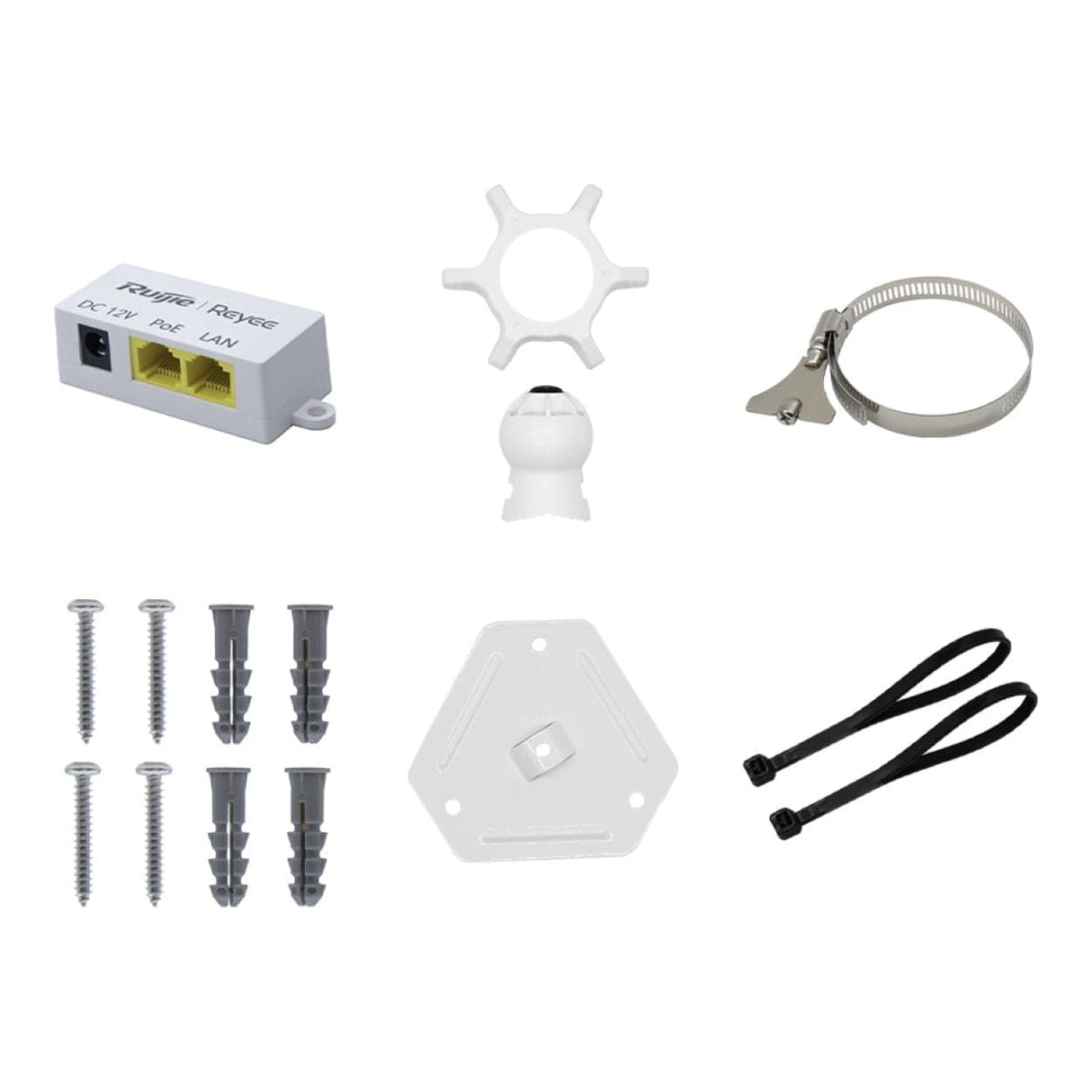 Reyee 5GHz Wi-Fi 5 Fast Ethernet 13dBi CPE with 2-port PoE RG-EST330F-P