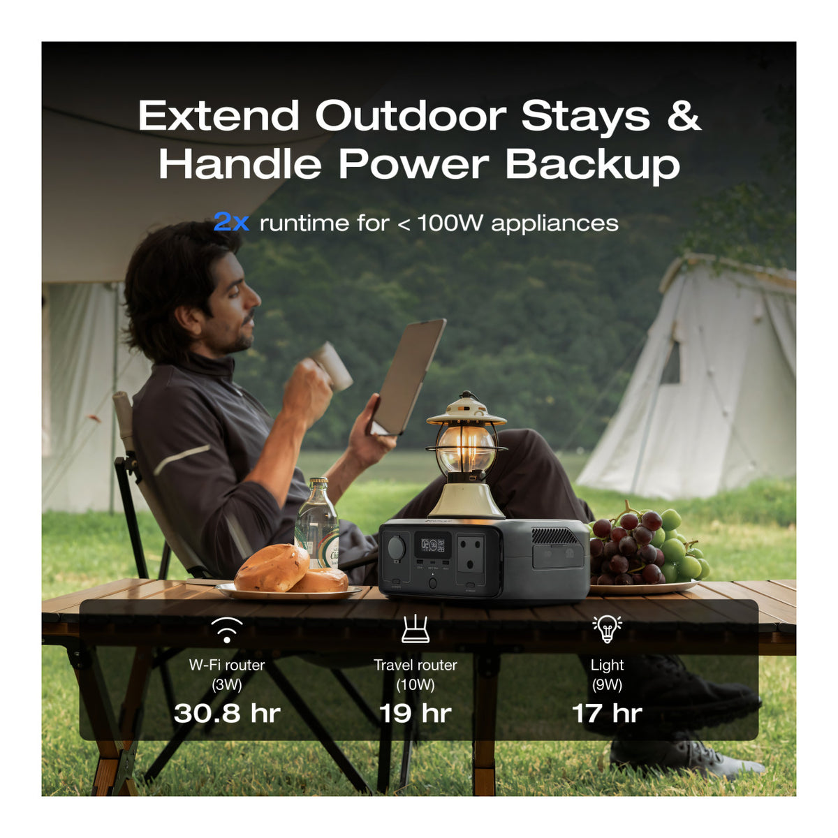 EcoFlow River 3 UPS 300W Portable Power Station