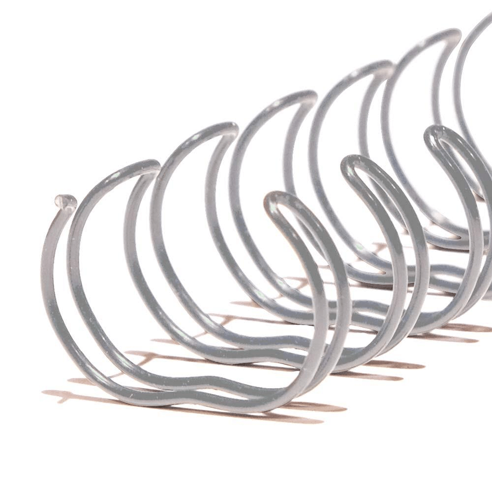 Renz 28.5mm Ring Wire Binder Combs Silver 25-pack RRW28.5SV2:1
