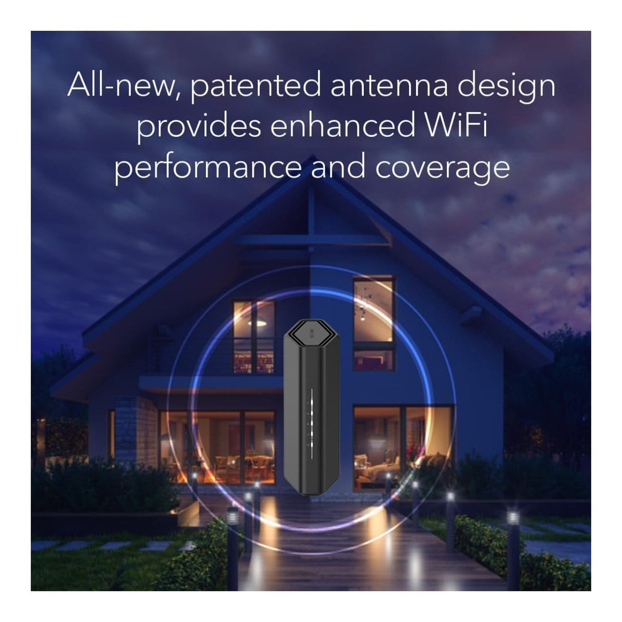 Netgear Nighthawk RS100 Wireless Router - Dual-band 2.4GHz and 5GHz 2.5 Gigabit Ethernet Black RS100-100EUS