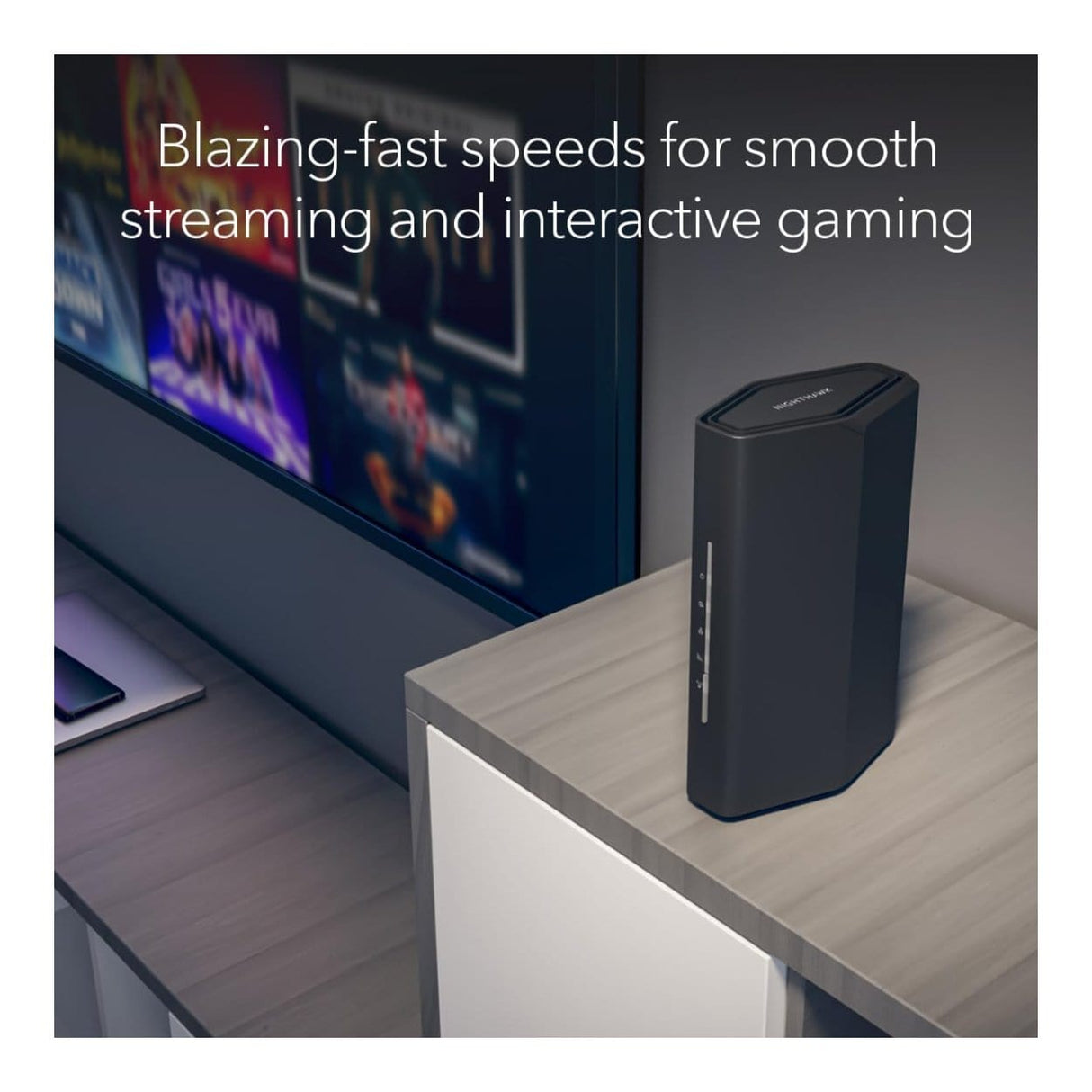 Netgear Nighthawk RS100 Wireless Router - Dual-band 2.4GHz and 5GHz 2.5 Gigabit Ethernet Black RS100-100EUS