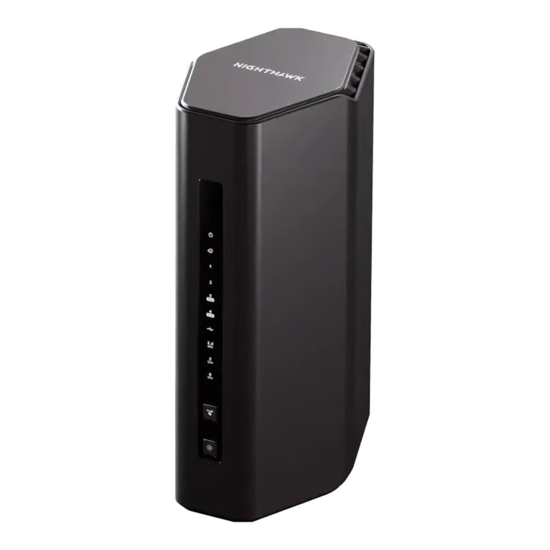 Netgear Nighthawk RS300 Wireless Router - Tri-band 2.4GHz 5GHz and 6GHz Gigabit Ethernet Black RS300-100EUS