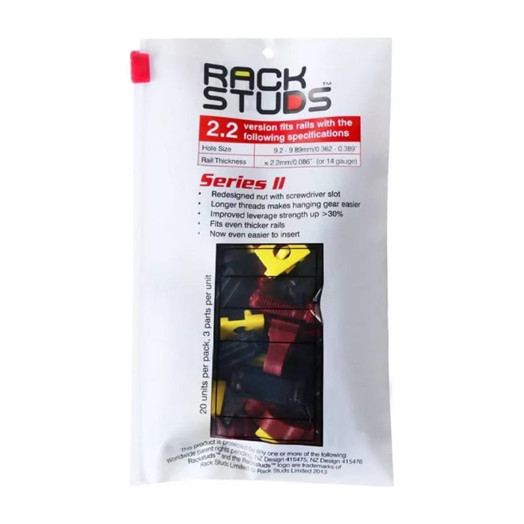 Rackstuds 2.2mm Red 20-pack RSL2.2R20-S2A