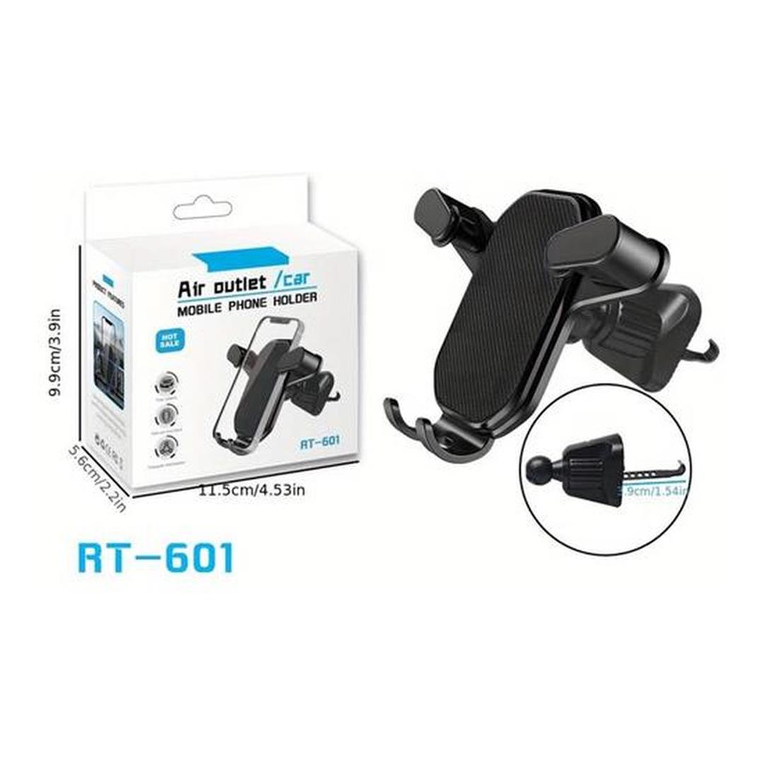 Ezra 360° Adjustable Car Air Vent Mobile Phone Holder Square Back RT-601