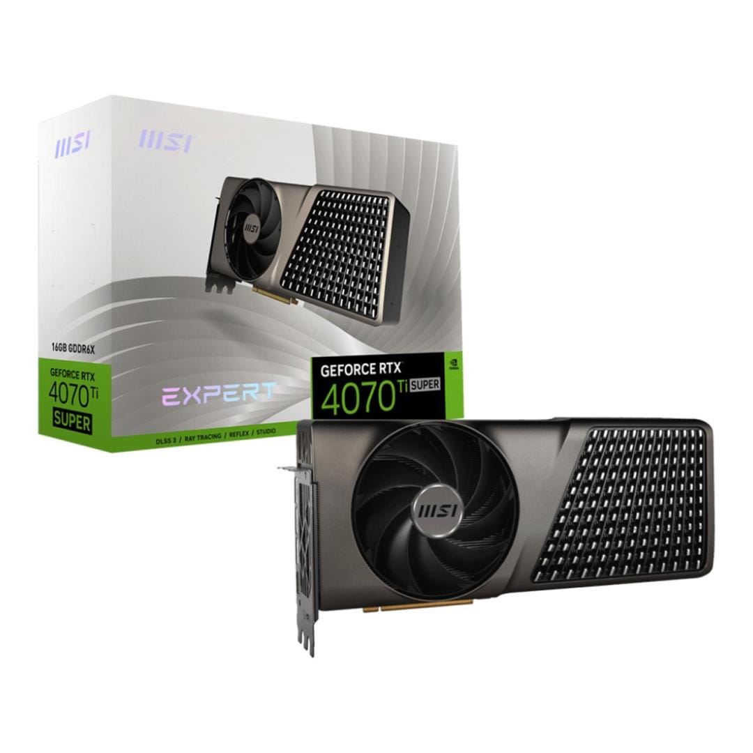 MSI Nvidia Geforce RTX 4070 TI SUPER 16G Expert 16GB GDDR6X Graphics Card