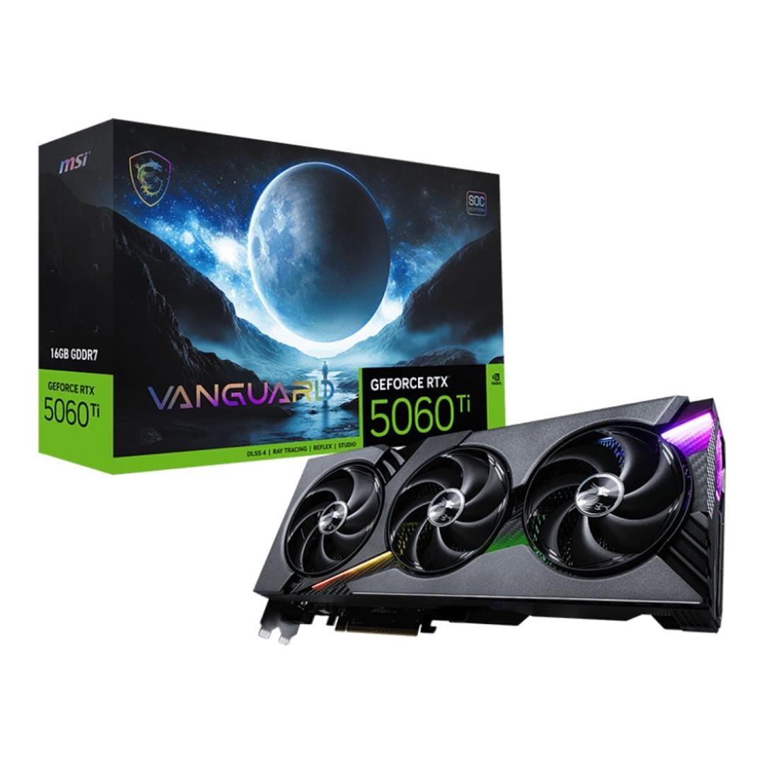 MSI GeForce RTX 5080 16G Vanguard SOC 16GB GDDR7 Graphics Card
