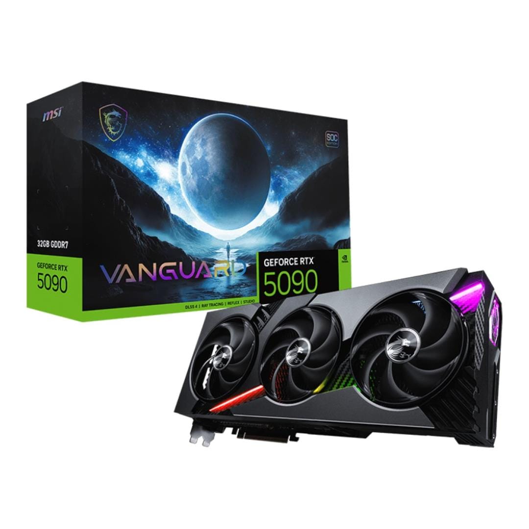 MSI GeForce RTX 5090 32G Vanguard SOC 32GB GDDR7 Graphics Card