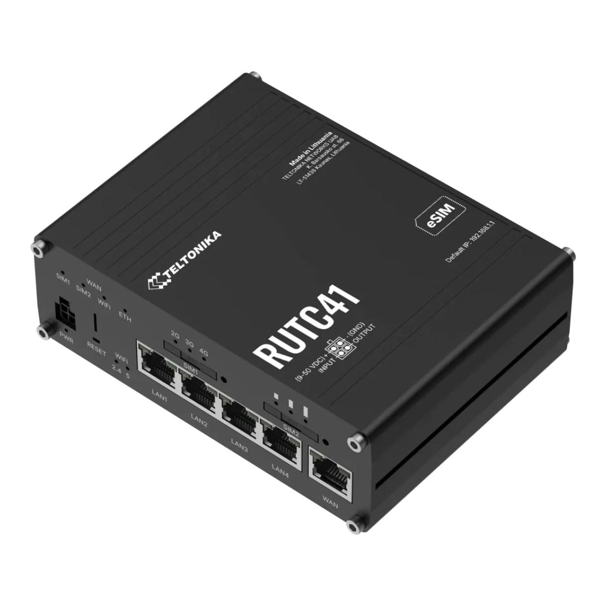 Teltonika 4G Wi-Fi 6 Wireless Industrial Router RUTC41